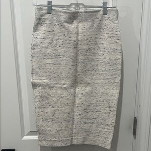 Aritizia Wilfred Cream Speckled Pencil Skirt Size Large